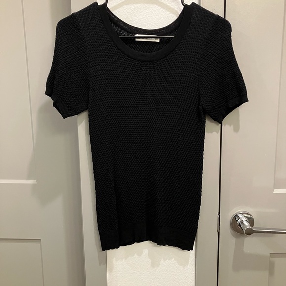 Zara Dark Knit Top - Picture 3 of 5